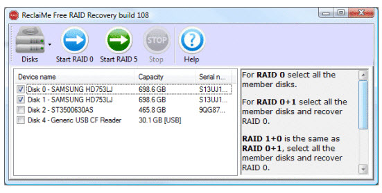 RAID阵列磁盘数据恢复软件(ReclaiMe Free RAID Recovery) Build 1181 免费英文版下载,大白菜软件