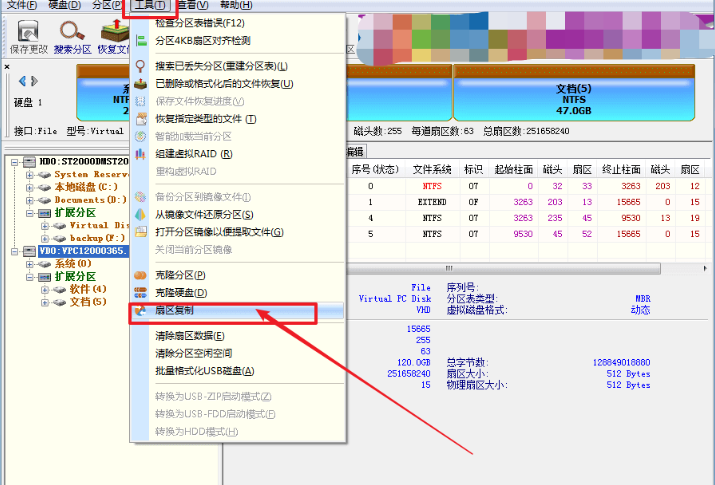 扇区复制