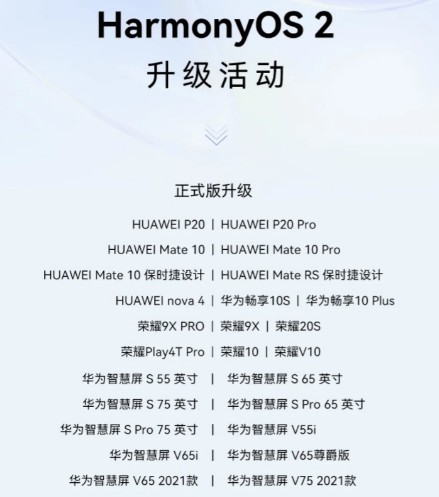 1-华为鸿蒙升级