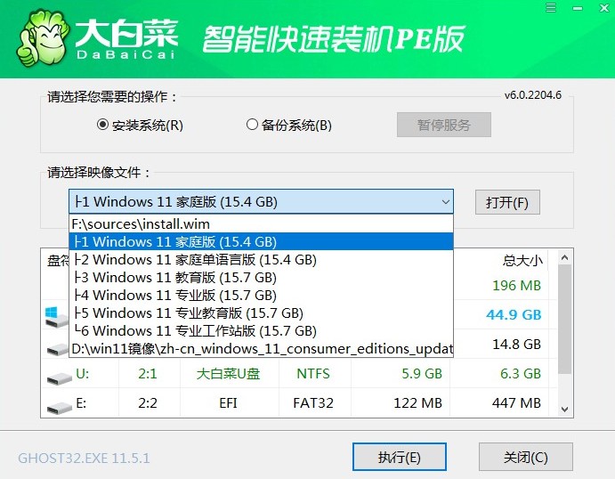 11-选择win11版本